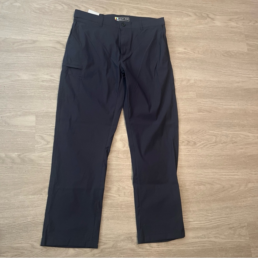 LB Tech Classic Fit Pants Men Sz 36x32 Hiking Nylon Camping Outdoor  Navy